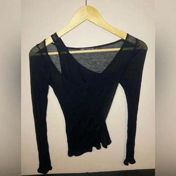 Zara Double Rib Top - Picture 5 of 6